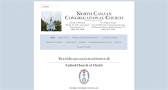 Desktop Screenshot of northcanaancongregationalchurch.org